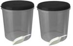 YASHODEEP PLASTIC Kitchen Grocery Storage Container combo,Multipurpose usages (10 Kg) 2 pcs Black