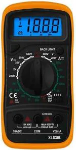 SPARK Instrument Syga LCD AC DC Digital Multimeter (Multicolor)