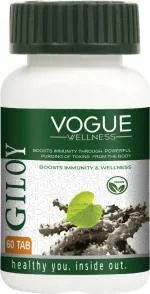 VOGUE Pharmaceuticals Pvt. Ltd. Vogue Wellness Giloy Tablets Immunity Booster, Help Remove Toxins From Body 60 Pcs