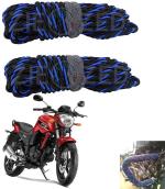 Zieozed Blue Nylon Multi Purpose Bike Rope For Aprilia, Bajaj, Benelli, Mahindra, Yamaha, Um, Tvs, Suzuki, Royal Enfield, Kawasaki, Ktm (Pack Of 2)