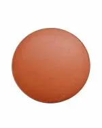 Om Craft Villa Terracotta Clay Tawa for Roti, 9 Inch Without Handle