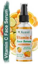 Kuraiy Vitamin C Face Serum - Skin Brightening Serum , Anti-Aging, Skin Repair, Supercharged Face Serum, Dark Circle, Fine Line & Sun Damage Corrector Face Serum -30 ml