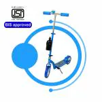 First Bike Kids Scooter With Side Stand For Boys & Girls 3 To 15 Years Blue