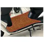 Mototrance Tan Polyvinyl Chloride Scooty Foot Mats For Suzuki Access 125