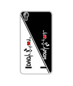 Casotec Mom and Dad Lover Design Printed Silicon Soft TPU Back Case Cover for Lenovo A6000 / A6000 Plus