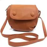 Leather Land Brown Sling Bag Leather Land Awesome ()