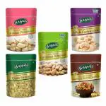 Happilo Healthy Monthly Dry Fruits Combo (Almonds, Cashew, Raisins, Pistachios & Walnut Kernels)