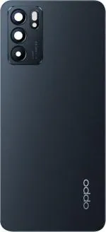 PURPLESAVVY Stellar Black Glass Back Panel For Oppo Reno 6