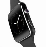 CLUBCLASSY A X6 Watch Smartwatch (Black, White Strap Free Size)