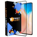 FIRST MART Edge To Edge Black Border OG Tempered Glass Screen Protector for Vivo X70 5G