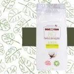 B BOCOTON Bio Organic Soft Mini Square Makeup Remover Cotton Pads, Use n Throw Face Makeup Cleansing Wipes Powder, Creams Nail Polish Removing 40Pcs