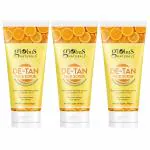 GLOBUS NATURALS De Tan face scrub pack of 3