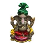Shopmefast Multicolor Clay Ganesh Murti