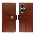 A D Enterprises Manjoor Brown Flip Cover for Vivo Y27 4G| Magnetic Case| Shock Absorbent| Flip Cover Vivo Y27 4G