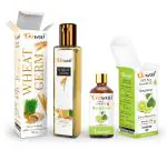 GO WOO Pack of 2 Bergamot Essential Oil and Wheat Germ Oil - 100% Natural Oil For skin lightening