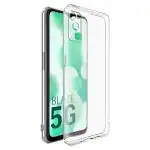 Casotec Soft TPU Back Case Cover for Lava Blaze 5G - Clear