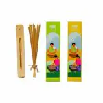 Help Us Green Pure Agarbatti Combo Pack || Pack of 2 (40 Sticks Per Pack) || 2 Signature Fragrances Citronella, Lemongrass || Floral Natural Incense for Puja, Meditation, Freshness, Happy Vibes