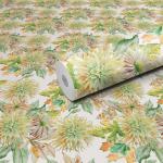 WallWear - Self Adhesive Vinyl Wall Stickers Wall Papers for Home Decoration Bird Print Wallpaper, 300x40 Cm | Wallpaper for Walls Bedroom, Kitchen, Hall, Living Room Etc. Pack of - 1 (Aster Flower)