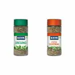 Keya Herb and Seasonings Combo | Oregano 10g | Pizza Seasoning 45g | Glass Bottle | Pack of 2