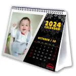 APPLE-the complete digital press personalized table desk calendar 8 X 6 inch 12 pages 2024 customized desktop calendar (Multicolor, eco friendly)