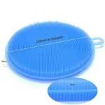 Homeeware Silicone Mildew Free, Non Stick, Heat Resistant Dish Scrubber Sponge