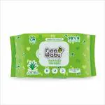BeeBaby White Fresh Aloe Vera Baby Wet Wipes (72 pcs)- Pack of 8