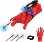 PlayVistaToys - Spiderman Web Shooter - Web Shooter - Spider-Man Web Shooter - Spider Man Web Shooter Real Gadget - Spiderman Toys For Boys - SpidermanSpider man Web Shooter Launcher With Single Hand Wearable Glove Fun Game Toy Kids Birthday Return Gifts