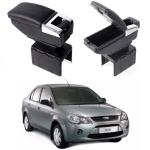 Oshotto PU Leather AR-01 Car Armrest Console Box Compatible with Ford Ikon - Black
