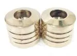Kohli Bullet Accessories Gold Brass Bike Handlebar Weights For Royal Enfield Classic, Bullet, Standard