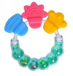 Enorme Round Shape BPA Free Silicone Bell Teether Ring for Infants