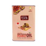 Nature's Trunk - Woodpressed Peanut Oil (Woodpressed Groundnut Oil ) | Rich in Anti-oxidants, Vitamins & Nutrients | Kachi Ghani Oil | Chekku Oil | Ganuga Palli Nune | Pure, Natural, and Healthy -1Ltr