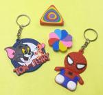 HIGAR Captain Cute Stylish Soft Pvc Silicon Printed Cartoon Key Chains For Adult (Pack Of 2)
