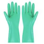 ETS Handpro 13 Inches long Reusable Nitrile Chemical Acid Resistant Rubber Hand Gloves for Industrial Safety Janitorial Construction Gardening Kitchen Cleaning Dish Washing Gloves (Extra Large, 5)
