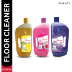 ODA FEELPURE Floor Cleaner Liquid Fragrance Rose, Lavender, Lemon 1000 ml Pack of 3