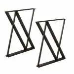 Ventuos Table Legs 28 inch,Metal Modern Desk Legs Industrial Dining Legs (28