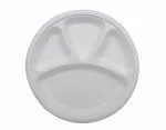 SWHF Bio Degradable Compostable Round Disposable Eco Friendly Dinner Paper Plates Plates (11 Inch 4CP, 25)