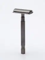 Pearl Double Edge Safety Razor SS-01 ( Graphite Black ) Close Comb
