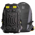 EUME Black Polyester Laptop Backpack 30L