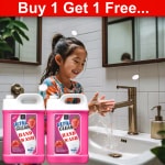 BLISS & BLUSH Hand Wash pink 10Liter Germ Defence Formula | 10x Better Germ Protection