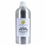 Homegrown Platter Rose Hydrosol for hydrated skin [1 Litre] | Steam Distilled | Free Spray Bottle | Edible Grade