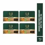 DENVER Body Spa Soap RESTORE Enriched With Tea Tree Oil  (4 x 125 g)