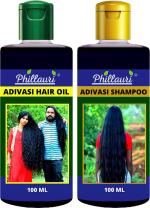 Phillauri Adivasi Hair Oil &Amp; Adivasi Hair Shampoo Combo Kit (2 Items In The Set)