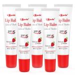 LOPERLE Strawberry Lip Balm With Goodness of Strawberries & SPF-15 - 30 g (Pack of 5)