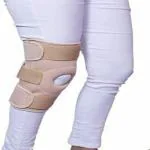 KUDIZE Functional Knee Support Compression Gym Wrap Beige, XL