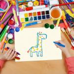 KRASHTIC Drawing Paper A4 Size Pack of 20 Sheet For Drawing & Sketching 190 GSM For Kids