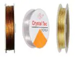 Craftlove Golden Gear Tiger Tail Copper And Elastic Wire