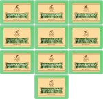 KA Khadi Ark Herbal Natural Handmade Lemongrass Bath Soap 125gm each Pack of 10