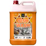 BLISS & BLUSH Dishwash Liquid 5 Liter Orange Eco-Friendly & Non-Toxic | Baby and Pet Safe with 100% Herbal Actives