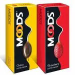 Moods Chocolate & Strawberry 12's Condoms Pack of 2
