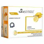 Sara Soul of Beauty Lemon 4-Step Fruit Facial Kit For Brightening And Nourishing Skin | All in 1 | Suitable For All Skin Type , (4 x 50 )g